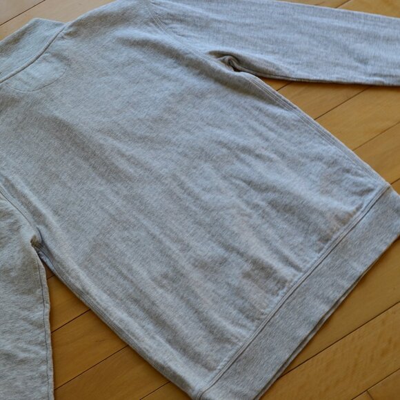 Faherty Gray 1/4 Zip Mock Neck Casual Golf Pullover Sweater Sweatshirt Men's S - Picture 8 of 8